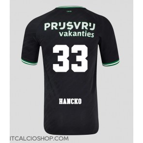 Feyenoord David Hancko #33 Seconda Maglia 2024-25 Manica Corta